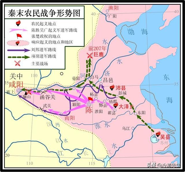 樊於期为什么叛秦:刘邦为何要反秦？你觉得项羽和刘邦的差距在哪？