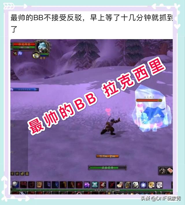 魔兽世界怀旧服：有玩家称自己抓到的宠物“拉克西里”最帅,你觉得最帅的是哪一只？
