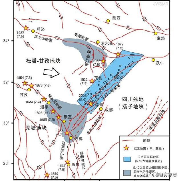 四川地震55米巨蟒，四川省在不在地震断裂带呢
