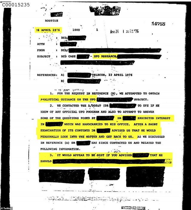 外星人绝密档案 神秘UFO之谜，CIA不明飞行物档案公开，特朗普最后曝光UFO的真相是什么