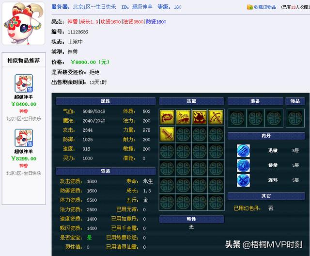超级狗狗巴迪:梦幻西游超级神狗为什么稳居高价神兽行列？它有什么突出的魅力？
