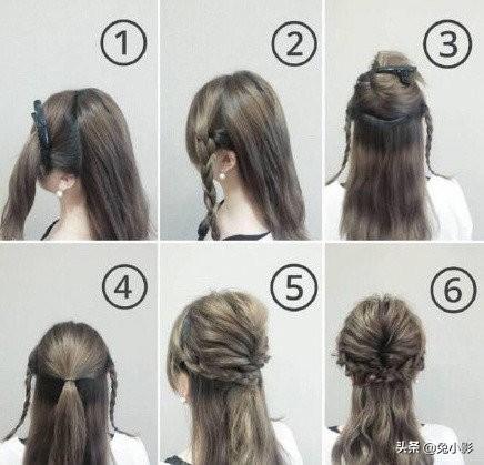 女孩发型绑扎方法图解,女生发型绑扎方法有哪些？