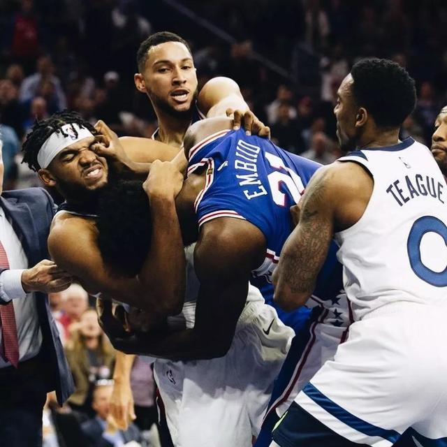 全球打架排行榜:单说打架战斗力，NBA联盟谁的攻击力最强？