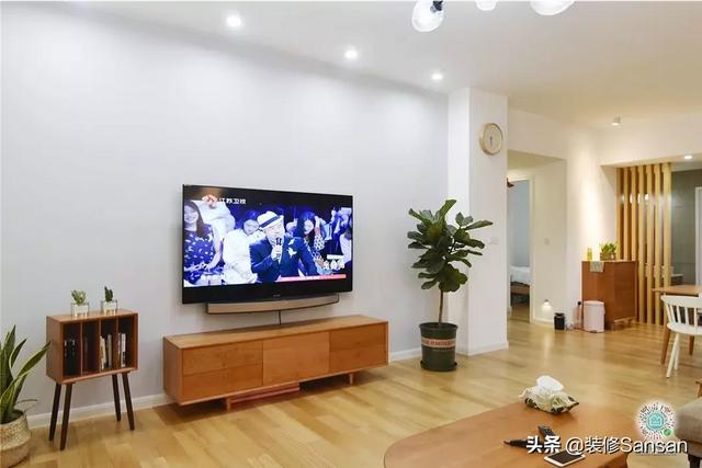不做吊顶，电视墙怎么设计？插图63