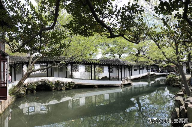 苏州园林位置在江苏省苏州市的哪一侧？