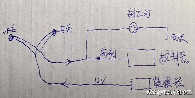 电动车电门接线图图片