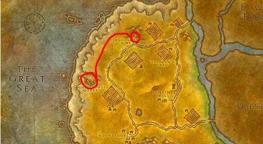 先说联盟线路:1-65 铜矿,各种族出生地学习,训练(艾尔文森林,丹莫罗