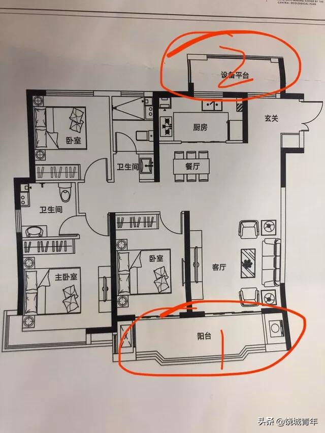 越住越旺的户型图,新看的户型图,该房型如何?