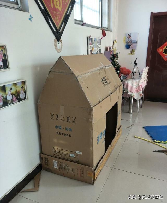 小狗的小房子:怎么用纸板做一个狗房子？