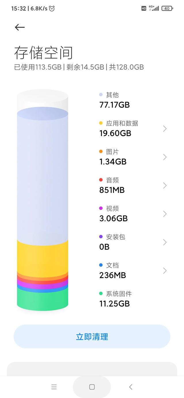 我的小米手机,128GB存储,“其他”里面占了60多个g,怎么清理？在哪里找？