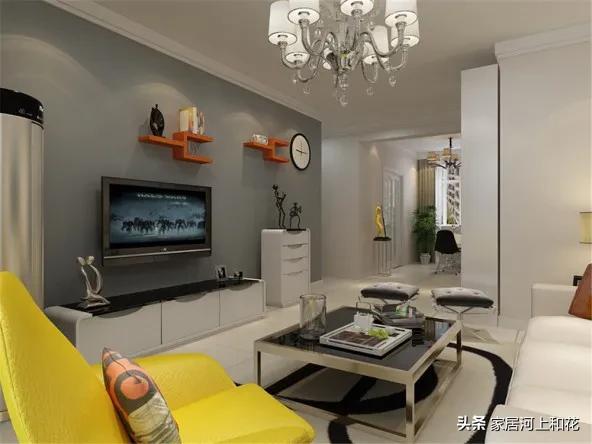 不做吊顶，电视墙怎么设计？插图57