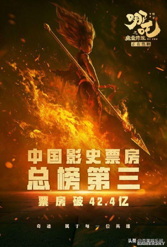 如何看待《哪吒之魔童降世》票房超越《复仇者联盟4》,排名中国影史票房总榜第三位？
