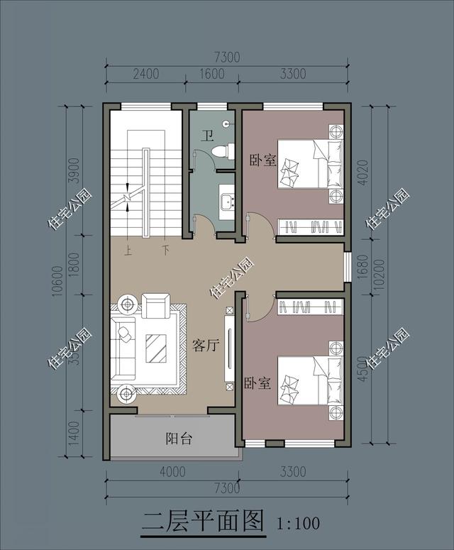 农村自建房面宽6米,进深10米,可以怎么设计比较合理?