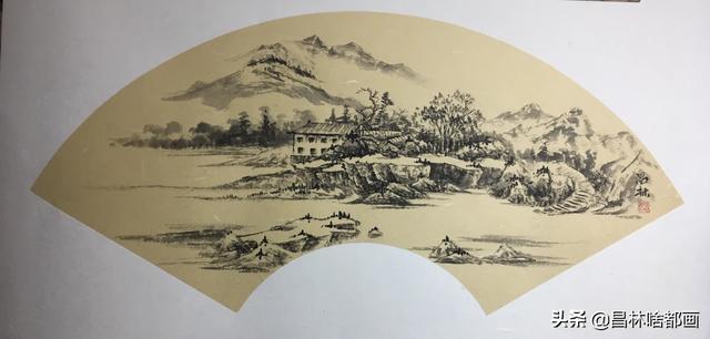 大自然的山水各有不同,为什么画家的写意山水画,看着一模一样呢？