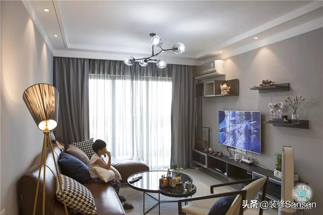 不做吊顶，电视墙怎么设计？插图67