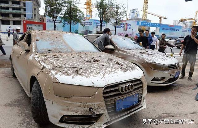 郑州的水淹车去哪了，汽车在不开的情况下被水淹了，水退之后能正常开吗