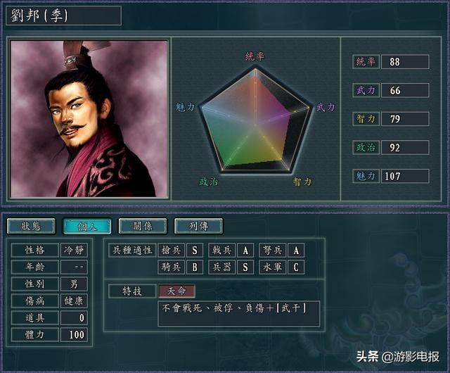 刘邦的简介:在游戏《血色衣冠》中，西汉刘邦是个怎样的势力？