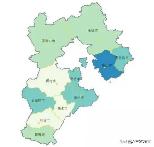 移居河北省,首选哪几个城市居住？