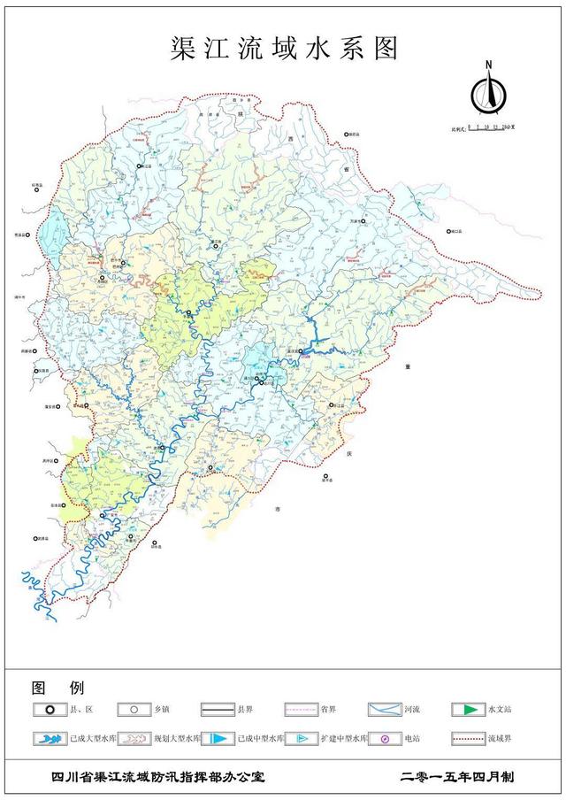 南充市河流水系图图片