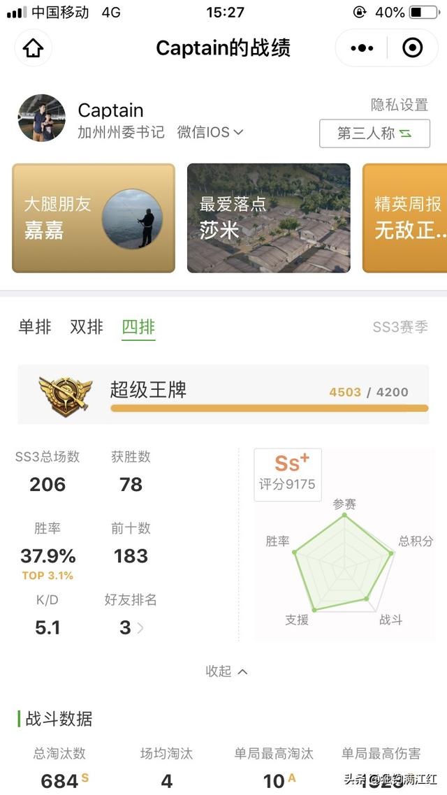 和平精英超级王牌2星KD2.6算什么水平？