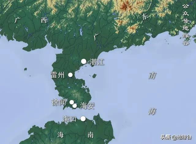 雷州半岛地理位置:广东哪个城市地理位置最好？
