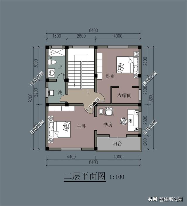 三层农村住宅设计图(普通三层楼房设计图农村)