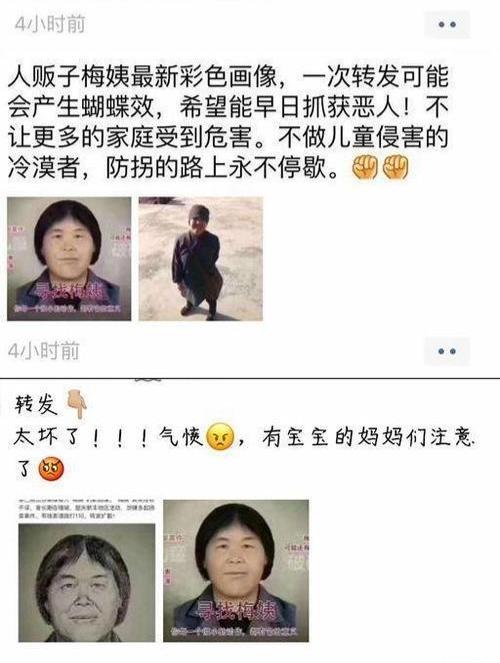 刘晓庆姜文:浅谈人贩子“梅姨”还能抓到吗