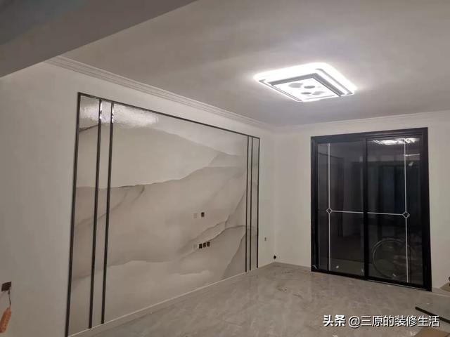 不做吊顶，电视墙怎么设计？插图127