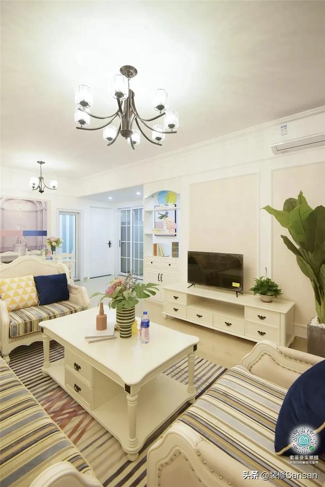 不做吊顶，电视墙怎么设计？插图64