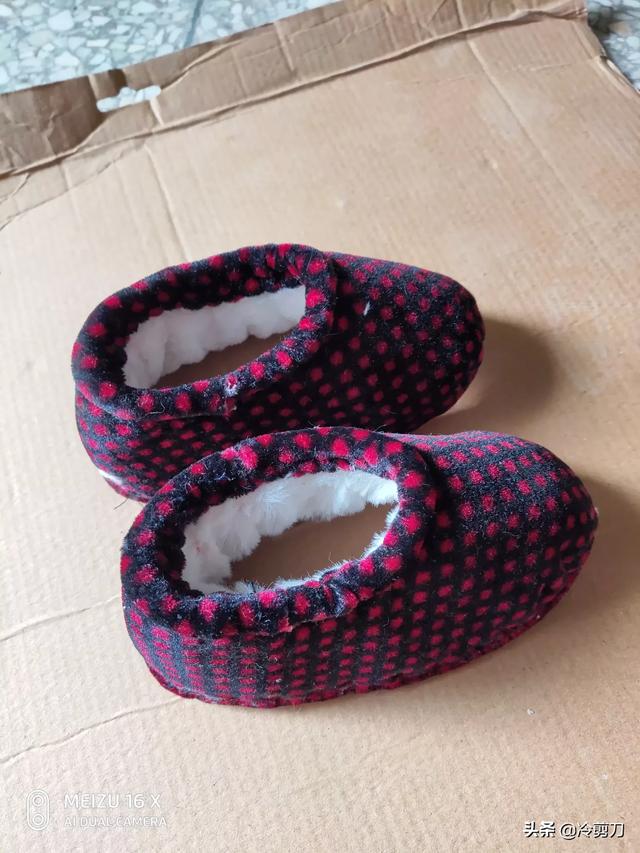 泡沫底手工棉鞋怎么做？