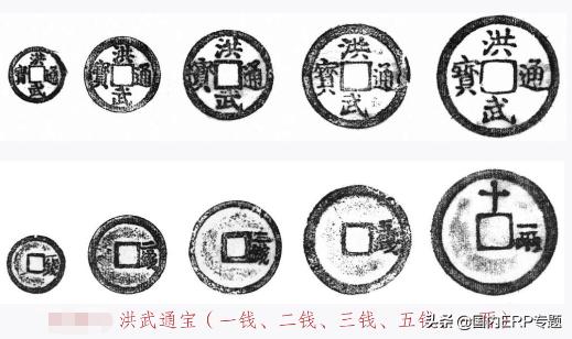 明朝古钱币洪武通宝,铜材质量如何？其中,记重钱共有几种？