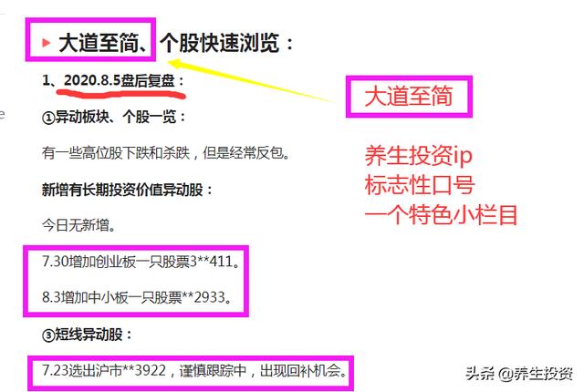 资深股民在股市里摸爬滚打,最后得出的结论是大道至简你认可吗？