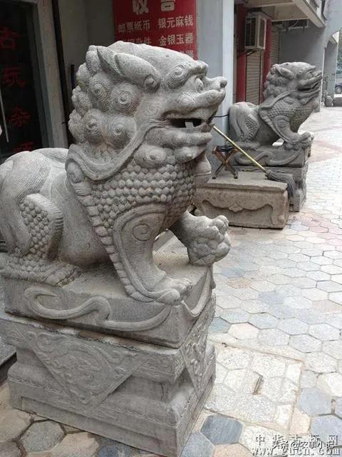 大门两边种什么树最镇宅,农村住户的门口放的一对石狮子有什么好处？