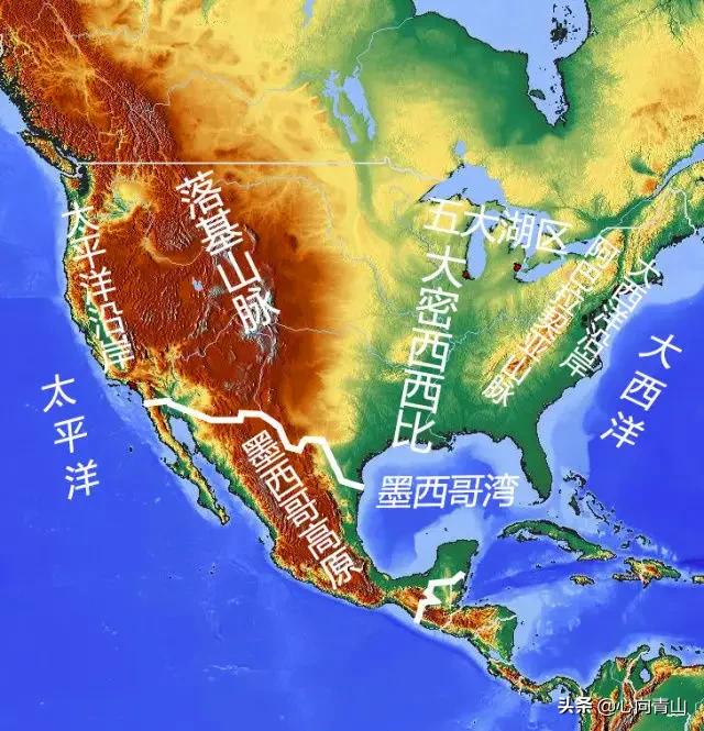 美国大平原地理位置图片
