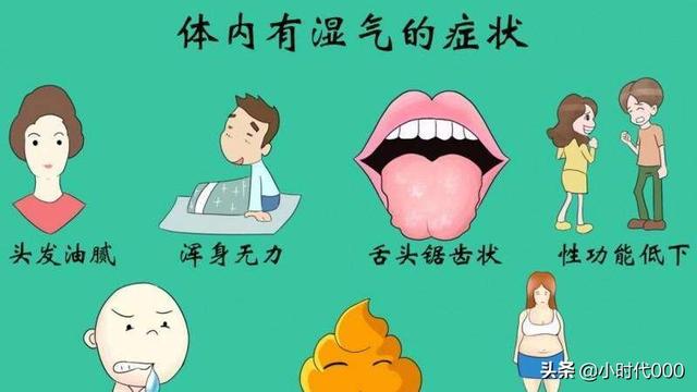 如何看一个人体内湿气重