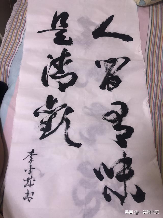 有没有懂书法的前辈,能否点评一下下面这幅字？