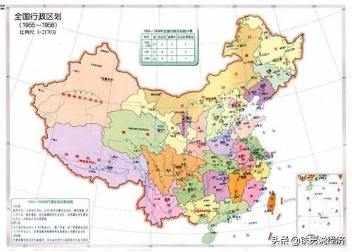 为什么看地图总觉得美国面积比中国大好多,至少五六十万平方公里。但是实际上看数据,美国和中国相差无几？