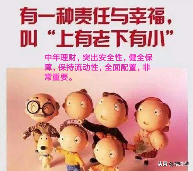 人到中年“上有老下有小”，应该如何进行家庭理财？