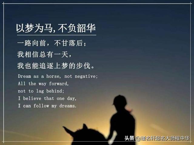以梦为马,不负韶华出自哪里,什么意思,还有没有类似的句式？