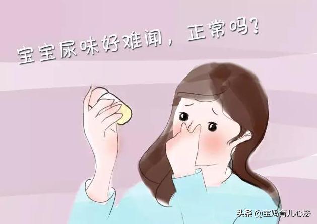 男憋不住尿裤子视频:我家儿子14个月，每次换尿不湿，骚味很大是什么原因？
