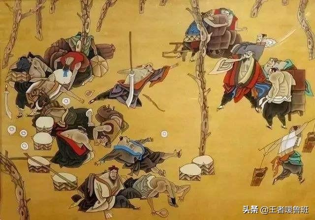 阮小二绰号:《水浒传吴用智取生辰纲》中有哪七个人？