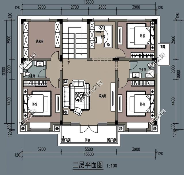 宅基地小开间十米进深八米,准备建带地下室两层小楼,怎样设计好?