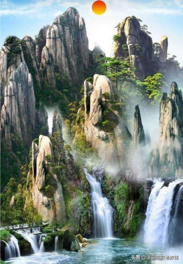 为什么很多领导的微信头像都是山水风景？
