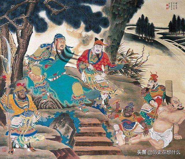 头条问答 - 曹丕为什么要在他老爹的陵墓里画关羽擒于禁杀庞德的图像?