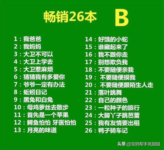 适合2-3岁儿童的绘本有哪些？