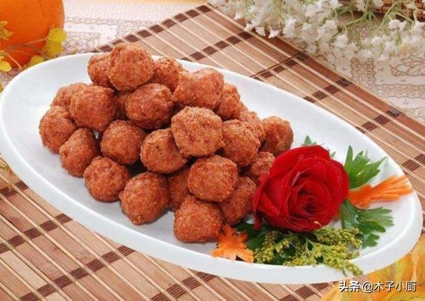 炸肉圆子怎么做才能外酥里嫩