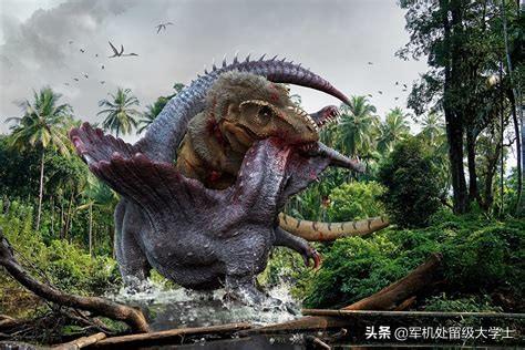 河马vs牛鲨:霸王龙和棘背龙哪个厉害？