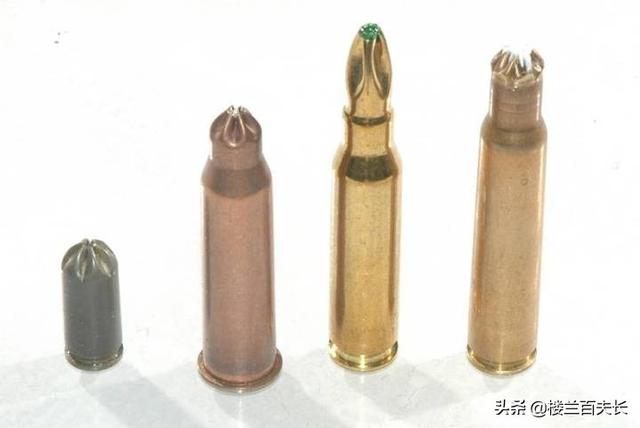 一种为传统式的收口式空包弹,没有弹头.