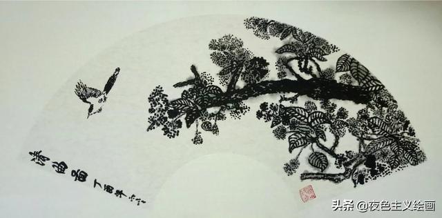 红耳鹎白描写生图片:国画流传几千年了，国画灵魂是什么？