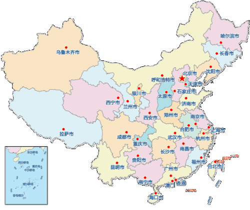 中国分23个省青海简称是什么,5个自治区,4个直辖市和2个特别行政区